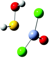 Graphical abstract: Infrared matrix isolation study of the oxidation of H2S by CrCl2O2