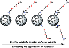 Graphical abstract: Synthesis and applications of amphiphilic fulleropyrrolidine derivatives