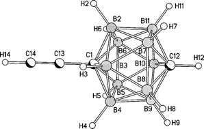 Graphical abstract: Synthetic and structural studies on C-ethynyl- and C-bromo-carboranes