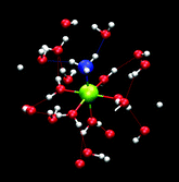 Graphical abstract: Structure and dynamics of the [Zn(NH3)(H2O)5]2+ complex in aqueous solution obtained by an ab initio QM/MM molecular dynamics study