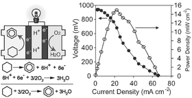 Graphical abstract: Direct PEM fuel cell using “organic chemical hydrides” with zero-CO2 emission and low-crossover