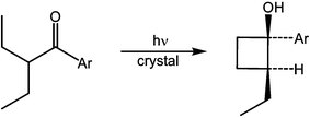 Graphical abstract: Engineering acyclic alkyl aryl ketones for enantioselective Norrish/Yang type II photochemistry in the crystalline state