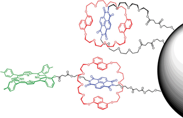 Graphical abstract: Gel-phase HR-MAS 1H NMR spectroscopy as a probe for solid-tethered diimide rotaxanes and catenanes