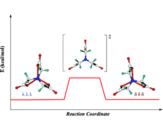 Graphical abstract: A new enantiomerization mechanism for tripodal penta-coordinate ZnII(nta) complexes. Theoretical clarification of the observed 1H NMR spectrum
