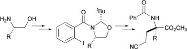 Graphical abstract: A general route to protected quaternary α-amino acids from β-amino alcohols via a stereocontrolled radical approach