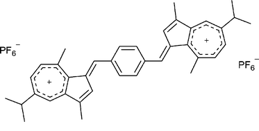 Graphical abstract: Sterically crowded azulene-based dication salts as novel guests: synthesis and complexation studies with crown ethers and calixarenes in solution and in the gas phase