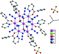 Graphical abstract: An azido-bridged disc-like heptanuclear cobalt(ii) cluster: towards a single-molecule magnet