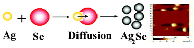 Graphical abstract: Room temperature synthesis of coinage metal (Ag, Cu) chalcogenides