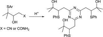 Graphical abstract: Episulfonium ion-mediated cyclic peptide and triazine synthesis