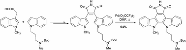 Graphical abstract: Synthesis of bisindolylmaleimides related to GF109203x and their efficient conversion to the bioactive indolocarbazoles