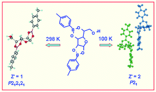 Graphical abstract: Modulated crystal structure (Z′ = 2) of α-d-glucofuranose-1,2∶3,5-bis(p-tolyl)boronate