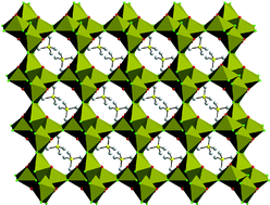 Graphical abstract: [N(CH3)4][(UO2)2F5]: A new organically templated open-framework uranium oxide fluoride (MUF-2)