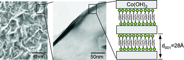 Graphical abstract: Electrochemical synthesis of cobalt hydroxide films with tunable interlayer spacings