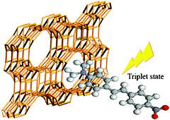 Graphical abstract: Photoexcited triplets of dyes in zeolitic nanostructured channels. A time resolved EPR study