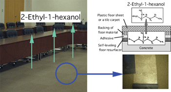 Graphical abstract: Indoor air pollution by 2-ethyl-1-hexanol in non-domestic buildings in Nagoya, Japan