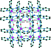 Graphical abstract: A self-assembled hexadecanuclear 4 × [2 × 2] Mn(ii)16 square grid from a pyridazine bis(hydrazone) ligand: synthesis, structure and magnetism