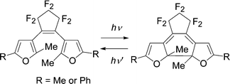 Graphical abstract: Photochromic and fluorescent properties of bisfurylethene derivatives
