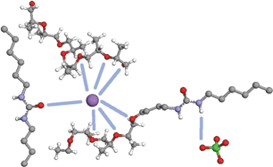 Graphical abstract: Multi-scale structural description of siloxane–PPO hybrid ionic conductors doped by sodium salts