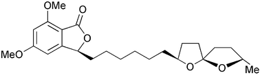 Graphical abstract: Synthesis of the spiroacetal-containing anti-Helicobacter pylori agents CJ-12,954 and CJ-13,014