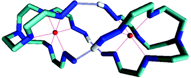 Graphical abstract: Synthesis and characterization of a spin crossover iron(ii)–iron(iii) mixed valence supramolecular pseudo-dimer exhibiting chiral recognition, hydrogen bonding, and π–π interactions