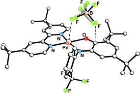 Graphical abstract: Molecular and electronic structure of square planar complexes [PdII(tbpy)(LIPN,O)]0, [PdII(tbpy)(LISQN,O)](PF6), and [PdII(tbpy)(LIBQN,O)](PF6)(BF4)·2CH2Cl2: an o-iminophenolato based ligand centered, three-membered redox series