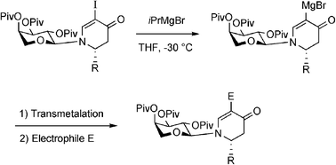 Graphical abstract: Stereoselective syntheses of piperidinones and their modification by organometallic coupling reactions