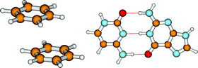 Graphical abstract: Can the DFT-D method describe the full range of noncovalent interactions found in large biomolecules?