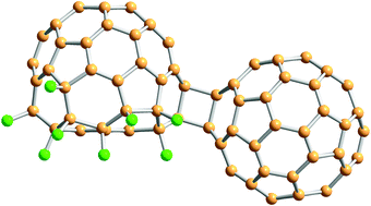 Graphical abstract: The former “C60F16” is actually a double-caged adduct: (C60F16)(C60)