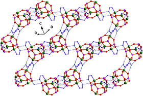 Graphical abstract: Seeking tetrameric transition metal phosphonate with a D4R core and organising it into a 3-D supramolecular assembly