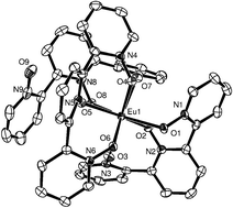 Graphical abstract: The synthesis and characterisation of europium terpyridine-N-oxide complexes