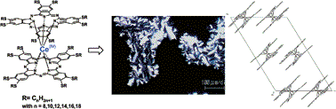 Graphical abstract: Liquid crystalline and charge transport properties of double-decker cerium phthalocyanine complexes