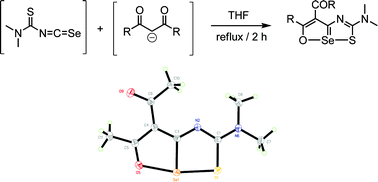 Graphical abstract: The synthesis of 1-thia-6-oxa-6aλ4-seleno-3-azapentalene and a 3H-1,2,4-dithiazole