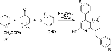 Graphical abstract: Microwave-assisted four-component, one-pot condensation reaction: an efficient synthesis of annulated pyridines