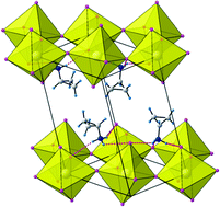 Graphical abstract: Inorganic–organic hybrid materials incorporating primary cyclic ammonium cations: The lead iodide series