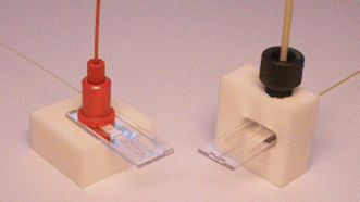 Graphical abstract: Glass microfabricated nebulizer chip for mass spectrometry