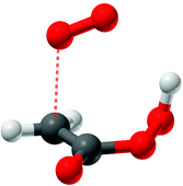 Graphical abstract: Master equation simulations of competing unimolecular and bimolecular reactions: application to OH production in the reaction of acetyl radical with O2