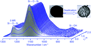 Graphical abstract: In situ monitoring of desilication of MFI-type zeolites in alkaline medium