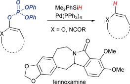 Graphical abstract: An efficient method for the synthesis of enol ethers and enecarbamates. Total syntheses of isoindolobenzazepine alkaloids, lennoxamine and chilenine