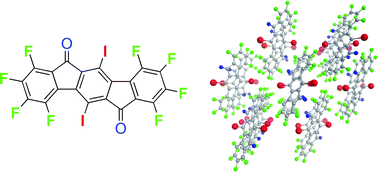 Graphical abstract: Synthesis of fluorinated anti-fluorenacenedione and the structural, electronic, and field-effect properties