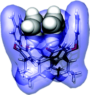 Graphical abstract: Molecular inclusion of organometallic sandwich complexes within hybrid cavitand-resorcin[4]arene receptors