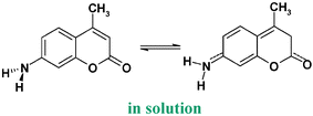 Graphical abstract: New crystalline form of 7-amino-4-methylcoumarin (coumarin 120)—a polymorph with 1 ∶ 1 valence tautomers