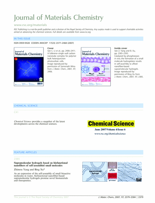 Contents and Chemical Science