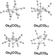 Graphical abstract: Unsaturated trinuclear osmium carbonyls: comparison with their iron analogues