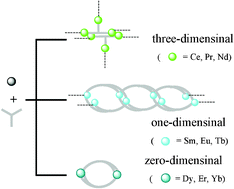 Graphical abstract: Versatile lanthanide coordination assemblies due to the synergistic effect of lanthanide contraction and flexibility of a flexible tricarboxylate ligand