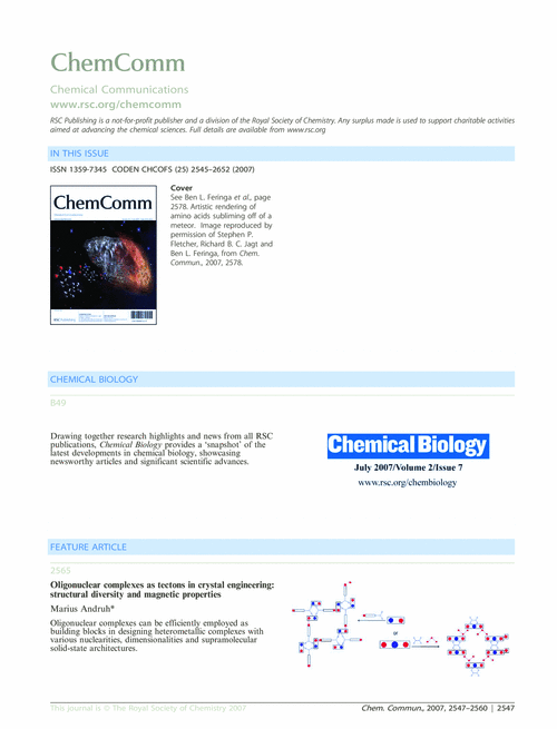 Contents and Chemical Biology
