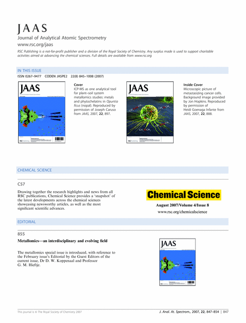 Contents and Chemical Science