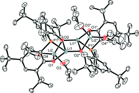 Graphical abstract: Cubane and step-form structures of dilithium bis(aryloxy)phosphines
