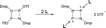 Graphical abstract: Bifunctional diphosphorus Lewis acids from cyclodiphosphadiazanes
