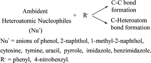 Graphical abstract: Regioselectivity of the coupling between radicals and ambident nucleophiles. A theoretical study