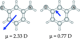 Graphical abstract: Precise dipole moments and quadrupole coupling constants of the cis and trans conformers of 3-aminophenol: determination of the absolute conformation